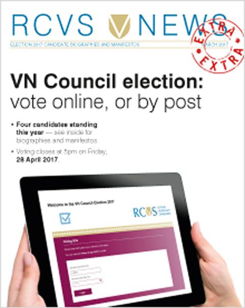 RCVS News Extra March 2017 (VN Council election) 